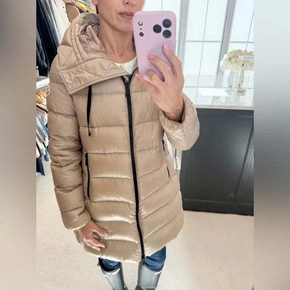 Moncler Suyen Down Quilted Nylon Hooded Parka size 3 - Picture 9 of 15